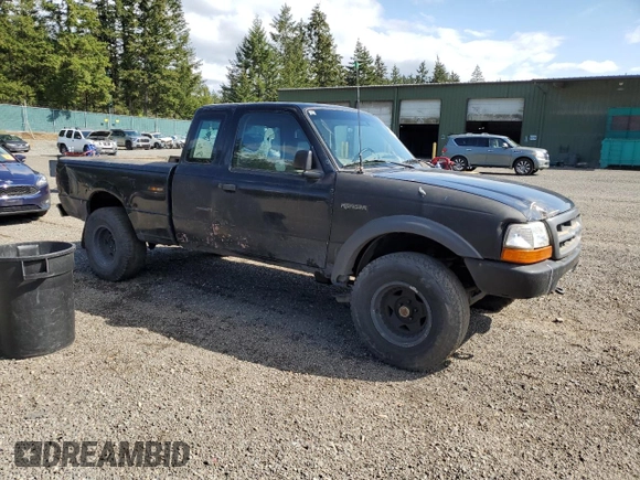 1999 Ford Ranger XL with VIN 1FTZR15V7XTA62124, listed as a Copart auction lot 55239095 with 284,087 mi miles and Clean title. Bid and sale history available at DreamBid. Image 4.