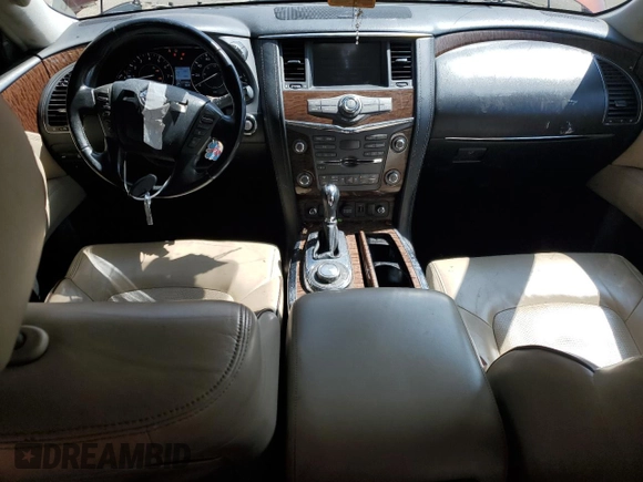 2018 Nissan Armada Platinum with VIN JN8AY2NE9J9734988, listed as a Copart auction lot 51811715 with 113,748 mi miles and Salvage Title. Bid and sale history available at carsss.com. Image 8.