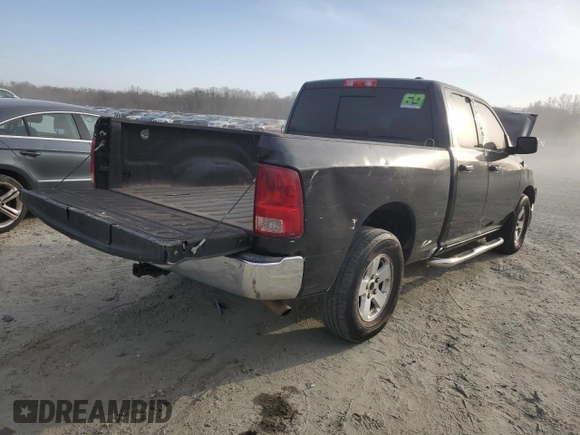 2010 Dodge 1500 SLT with VIN 1D7RB1GP7AS245450, listed as a Copart auction lot 48165825 with 210,987 mi miles and Salvage Title. Bid and sale history available at carsss.com. Image 3.
