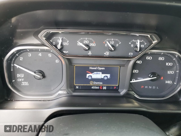 2021 GMC Sierra 1500 Elevation with VIN 1GTU9CED8MZ345170, listed as a Copart auction lot 44020005 with 45,566 mi miles and Clean Title. Bid and sale history available at DreamBid. Image 9.