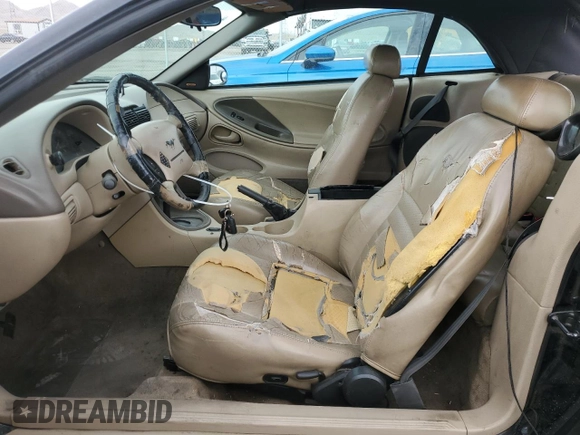 2002 Ford Mustang GT Deluxe with VIN 1FAFP45X62F162398, listed as a Copart auction lot 63150934 with 167,110 mi miles and Salvage title. Bid and sale history available at DreamBid. Image 7.