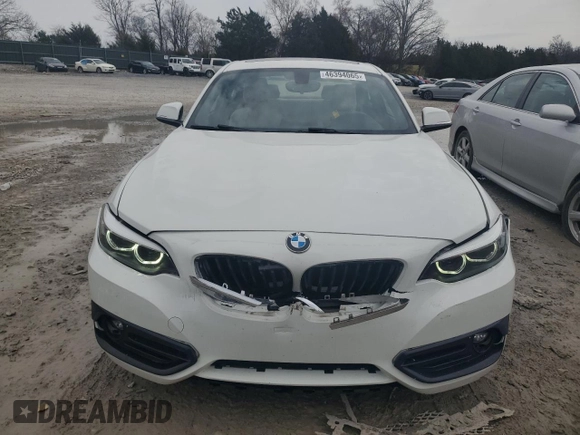 2018 BMW 2 Series 230i xDrive with VIN WBA2J3C52JVD48952, listed as a Copart auction lot 46394065 with 77,274 mi miles and Salvage title. Bid and sale history available at DreamBid. Image 5.