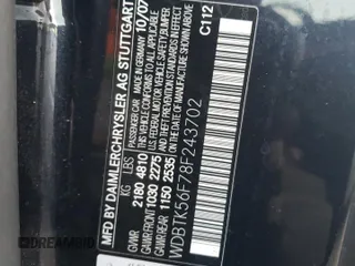 2008 Mercedes-Benz CLK 350 with VIN WDBTK56F78F243702, listed as a Copart auction lot 75625804 with 130,524 mi miles and Salvage Title. Bid and sale history available at DreamBid. Image 12.