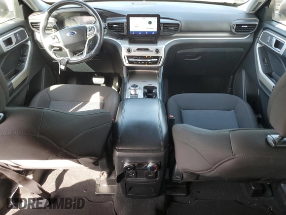 2022 Ford Explorer XLT with VIN 1FMSK7DH9NGB25231, listed as a Copart auction lot 56919975 with 86,593 mi miles and Salvage title. Bid and sale history available at DreamBid. Image 8.