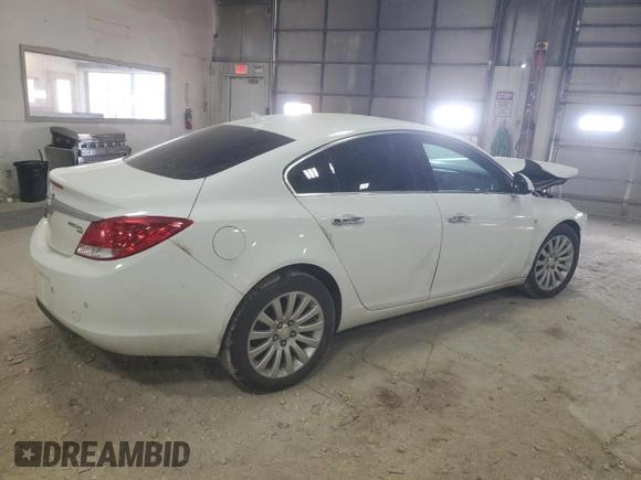 2011 Buick Regal CXL RL5 with VIN W04GT5GC4B1013425, listed as a Copart auction lot 81130654 with 134,166 mi miles and Salvage Title. Bid and sale history available at DreamBid. Image 3.
