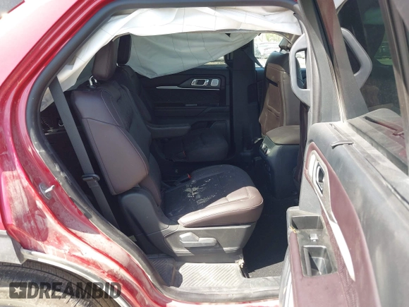 2025 Ford Explorer with VIN 1FMUK8HH9SGA53435, listed as a IAAI auction lot 42226284 with 17,345 mi miles and . Bid and sale history available at DreamBid. Image 8.