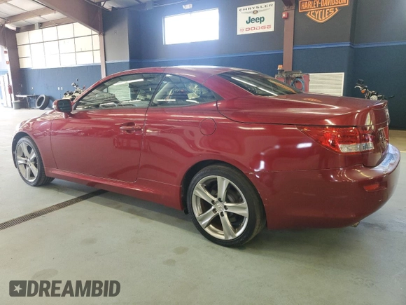 2012 Lexus IS 250 C with VIN JTHFF2C29C2526040, listed as a Copart auction lot 71417364 with 153,210 mi miles and Salvage title. Bid and sale history available at DreamBid. Image 2.