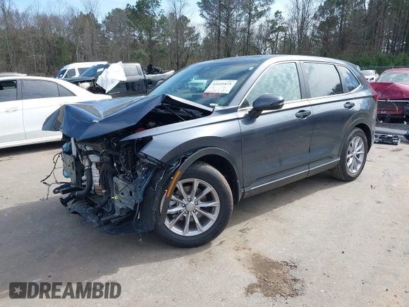 2024 Honda CR-V EX-L with VIN 2HKRS3H75RH322041, listed as a IAAI auction lot 41651871 with 26,422 mi miles and . Bid and sale history available at DreamBid. Image 2.