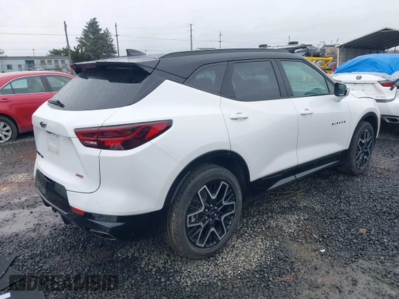 2024 Chevrolet Blazer RS with VIN 3GNKBKRS4RS139337, listed as a IAAI auction lot 41856933 with Not provided miles and . Bid and sale history available at DreamBid. Image 4.
