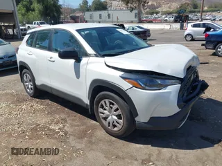 2022 Toyota Corolla Cross L with VIN 7MUAAABG8NV029483, listed as a IAAI auction lot 42687179 with 49,403 mi miles and . Bid and sale history available at DreamBid. Image 1.