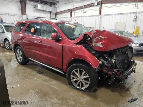 2014 Dodge Durango Limited with VIN 1C4RDJDG3EC279152, listed as a Copart auction lot 43784295 with 0 mi miles and Non Repairable. Bid and sale history available at carsss.com. Image 4.