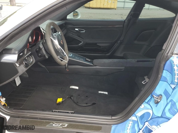 2014 Porsche 911 GT3 with VIN WP0AC2A91ES183473, listed as a Copart auction lot 68821754 with 26,744 mi miles and Salvage Title. Bid and sale history available at carsss.com. Image 7.