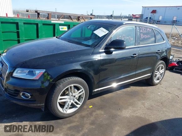 2016 Audi Q5 Premium Plus with VIN WA1L2AFP6GA038817, listed as a IAAI auction lot 41763474 with 75,490 mi miles. Bid and sale history available at carsss.com. Image 18.