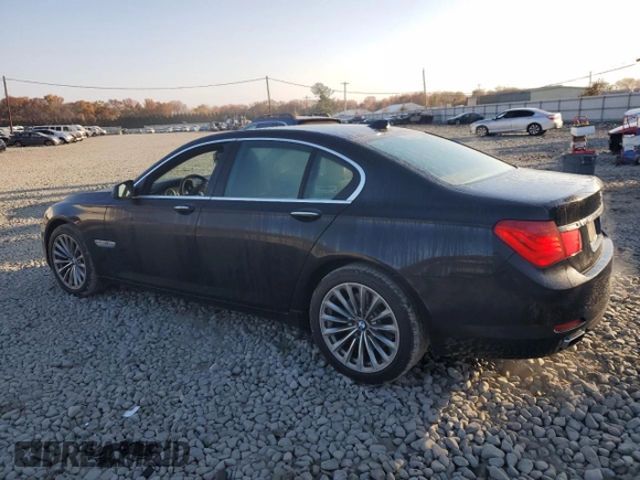 2011 BMW 7 Series 740i with VIN WBAKA4C50BC613111, listed as a Copart auction lot 78597934 with 103,778 mi miles and Salvage Title. Bid and sale history available at carsss.com. Image 2.