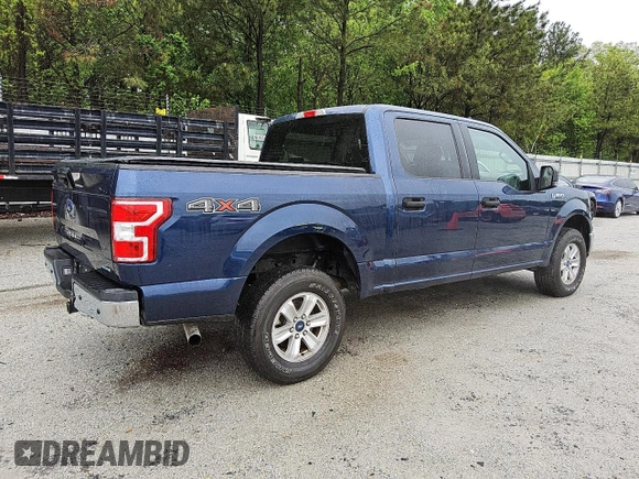 2019 Ford F-150 XL with VIN 1FTEW1E47KKE49673, listed as a Copart auction lot 50932405 with 85,208 mi miles and Clean Title. Bid and sale history available at carsss.com. Image 3.