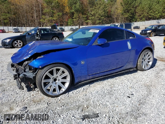 2006 Nissan 350Z Touring with VIN JN1AZ34D56M307872, listed as a Copart auction lot 81666624 with 187,616 mi miles and Salvage Title. Bid and sale history available at carsss.com. Image 1.
