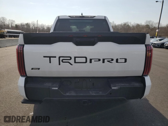 2024 Toyota Tundra TRD Pro Hybrid with VIN 5TFPC5DB7RX041471, listed as a Copart auction lot 48165595 with 23,317 mi miles and Clean title. Bid and sale history available at DreamBid. Image 6.