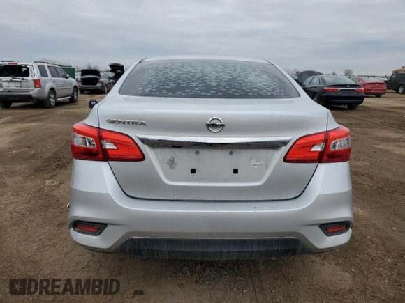 2018 Nissan Sentra S with VIN 3N1AB7AP4JY309984, listed as a Copart auction lot 47493825 with 125,086 mi miles and Salvage Title. Bid and sale history available at carsss.com. Image 6.