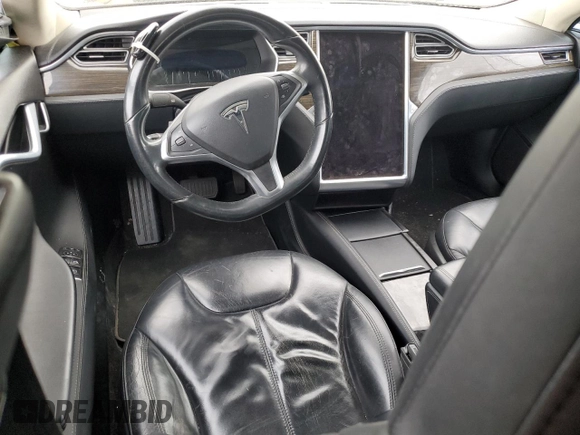 2014 Tesla Model S 60 with VIN 5YJSA1S14EFP56277, listed as a Copart auction lot 57162685 with Not provided miles and Salvage title. Bid and sale history available at DreamBid. Image 8.