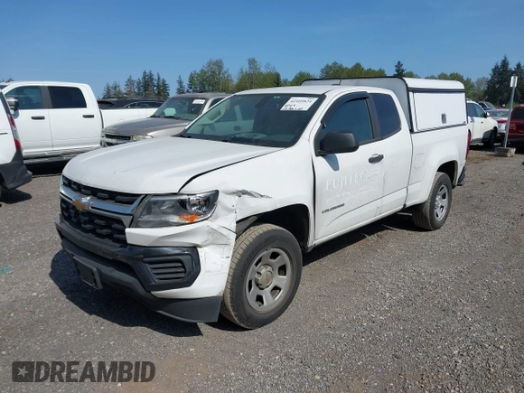 2021 Chevrolet Colorado 2WD Work Truck with VIN 1GCHSBEN2M1105829, listed as a IAAI auction lot 42105824 with 120,799 mi miles. Bid and sale history available at carsss.com. Image 17.