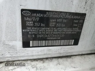 2018 Hyundai Sonata Sport with VIN 5NPE34AF1JH604328, listed as a Copart auction lot 53252525 with 80,276 mi miles and Salvage Title. Bid and sale history available at carsss.com. Image 12.