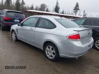 2008 Ford Focus SE with VIN 1FAHP33N18W190610, listed as a IAAI auction lot 41861989 with 1 mi miles. Bid and sale history available at carsss.com. Image 3.