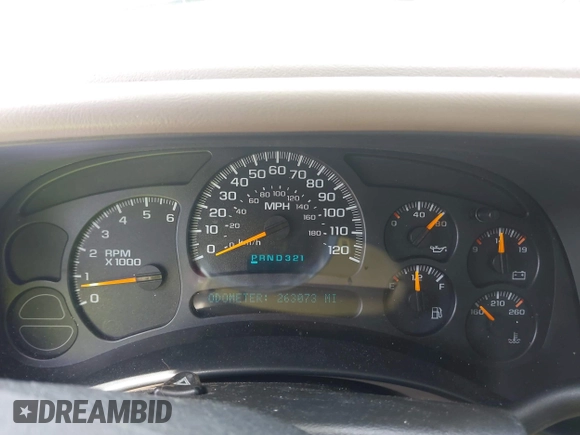 2005 Chevrolet Avalanche LS with VIN 3GNEC12Z25G223620, listed as a IAAI auction lot 42278098 with 263,073 mi miles and . Bid and sale history available at DreamBid. Image 7.