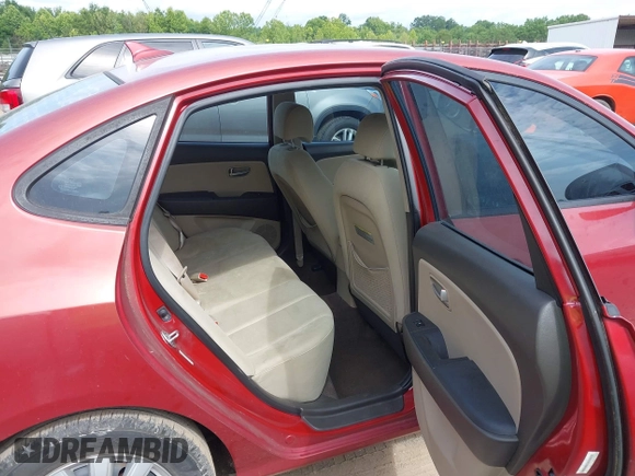 2009 Hyundai Elantra GLS with VIN KMHDU46D19U796024, listed as a IAAI auction lot 42461162 with 138,132 mi miles and . Bid and sale history available at DreamBid. Image 8.