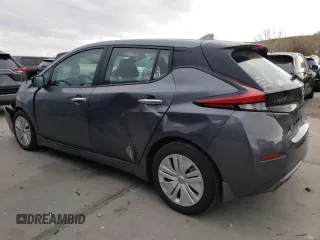 2025 Nissan LEAF S with VIN 1N4AZ1BV0SC561170, listed as a Copart auction lot 81486054 with 1,434 mi miles and Salvage Title. Bid and sale history available at carsss.com. Image 2.