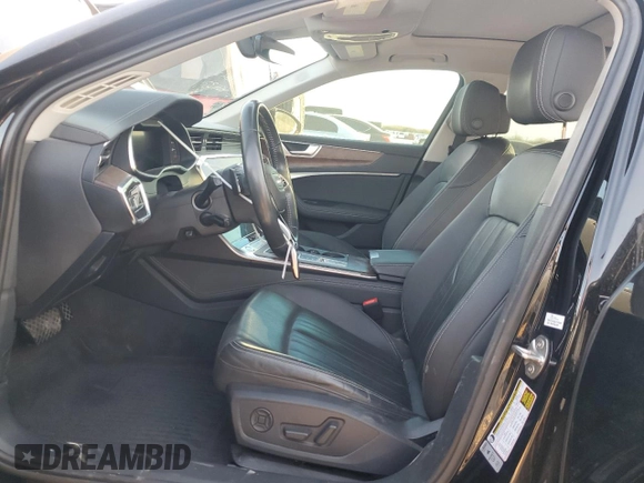2019 Audi A6 Prestige with VIN WAUM2AF20KN053262, listed as a Copart auction lot 47344665 with 107,428 mi miles and Salvage title. Bid and sale history available at DreamBid. Image 7.