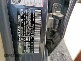 2016 Mercedes-Benz E 350 Sport with VIN WDDHF5KB7GB269856, listed as a Copart auction lot 56529335 with 113,100 mi miles and Clean Title. Bid and sale history available at DreamBid. Image 13.
