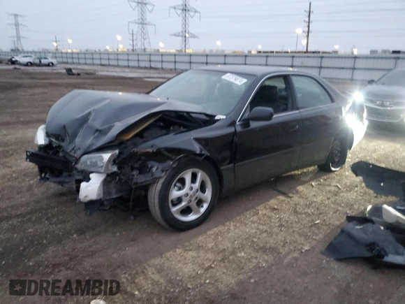 2001 Lexus ES 300 with VIN JT8BF28G010338826, listed as a Copart auction lot 87379074 with Not Provided miles and Salvage Title. Bid and sale history available at DreamBid. Image 1.