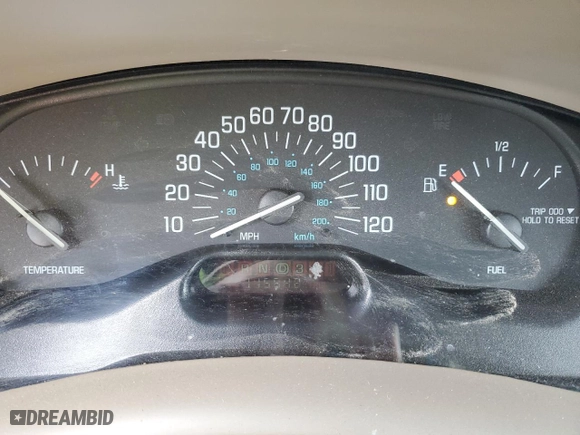 2004 Buick Century Custom with VIN 2G4WS52J341244545, listed as a Copart auction lot 71989634 with 115,542 mi miles and Salvage Title. Bid and sale history available at carsss.com. Image 9.