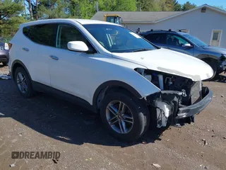 2018 Hyundai Santa Fe 2.4L z VIN 5NMZTDLB3JH090748, wystawiony jako IAAI lot #42145245 z przebiegiem 112 314 mil mil oraz . Historia ofert i sprzedaży dostępna na DreamBid. Obrazek 1.