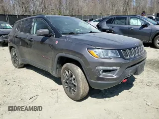2021 Jeep Compass Trailhawk with VIN 3C4NJDDB7MT602800, listed as a Copart auction lot 50056865 with 68,794 mi miles and Salvage title. Bid and sale history available at DreamBid. Image 11.