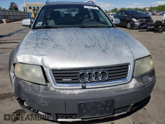 2003 Audi allroad A6 V8 z VIN WA1YD64B43N006004, wystawiony jako Copart lot #57481895 z przebiegiem 240 116 mil mil oraz Szkoda całkowita • Salvage title. Historia ofert i sprzedaży dostępna na DreamBid. Obrazek 5.