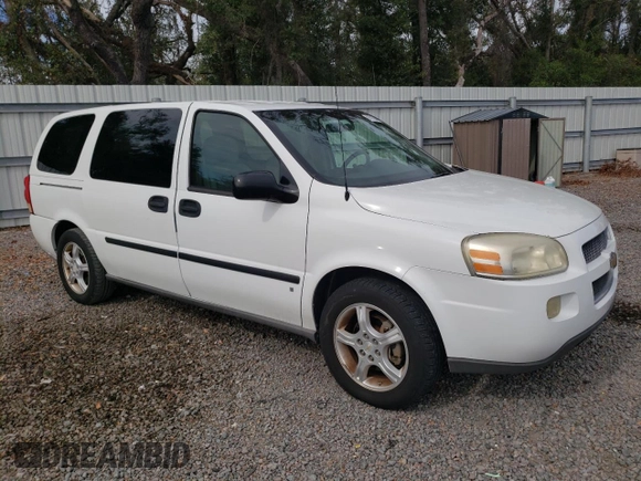 2008 Chevrolet Uplander LS with VIN 1GNDV23108D128611, listed as a Copart auction lot 81513244 with 0 mi miles and Salvage Title. Bid and sale history available at carsss.com. Image 4.