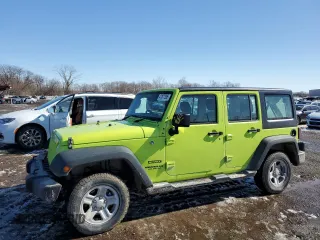 2016 Jeep Wrangler Unlimited Sport RHD z VIN 1C4BJWKG0GL321550, wystawiony jako Copart lot #47877395 z przebiegiem 179 573 mil mil oraz Szkoda całkowita • Salvage title. Historia ofert i sprzedaży dostępna na DreamBid. Obrazek 1.