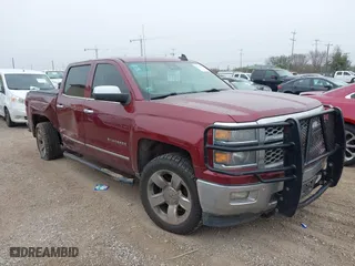 2015 Chevrolet Silverado 1500 LTZ with VIN 3GCUKSECXFG325673, listed as a IAAI auction lot 41585675 with 253,364 mi miles. Bid and sale history available at carsss.com. Image 1.