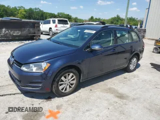 2016 Volkswagen Golf SportWagen TSI S with VIN 3VWC17AU2GM515526, listed as a Copart auction lot 50946595 with 58,058 mi miles and Salvage Title. Bid and sale history available at carsss.com. Image 1.