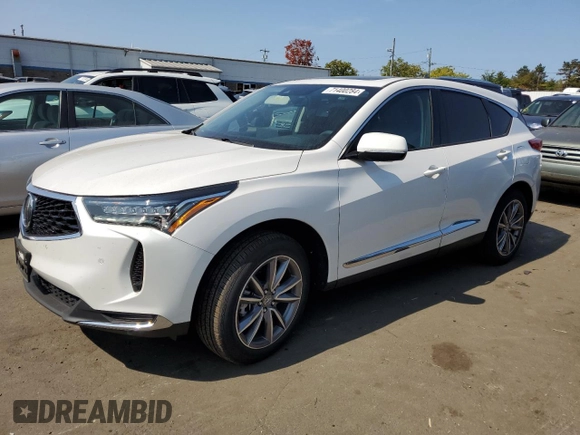 2022 Acura RDX w/Technology Package with VIN 5J8TC2H52NL016904, listed as a Copart auction lot 71400284 with 13,024 mi miles and Salvage Title. Bid and sale history available at carsss.com. Image 1.