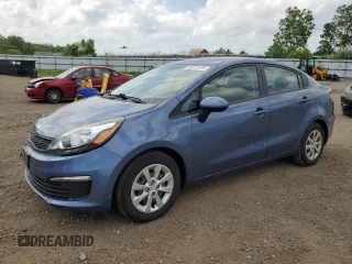 2016 Kia Rio LX with VIN KNADM4A35G6674946, listed as a Copart auction lot 56012124 with 110,647 mi miles and Salvage Title. Bid and sale history available at carsss.com. Image 1.