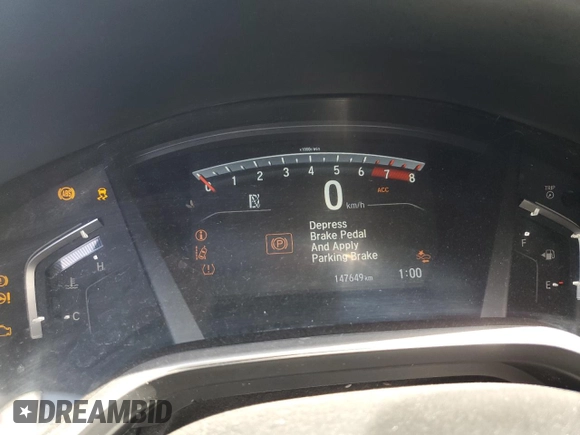 2019 Honda CR-V Touring with VIN 2HKRW2H90KH149664, listed as a Copart auction lot 52019525 with 147,649 mi miles and Salvage Title. Bid and sale history available at DreamBid. Image 9.