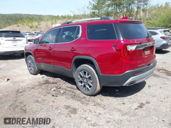2023 GMC Acadia SLT with VIN 1GKKNML44PZ197801, listed as a IAAI auction lot 41907763 with 13,941 mi miles and . Bid and sale history available at carsss.com. Image 3.