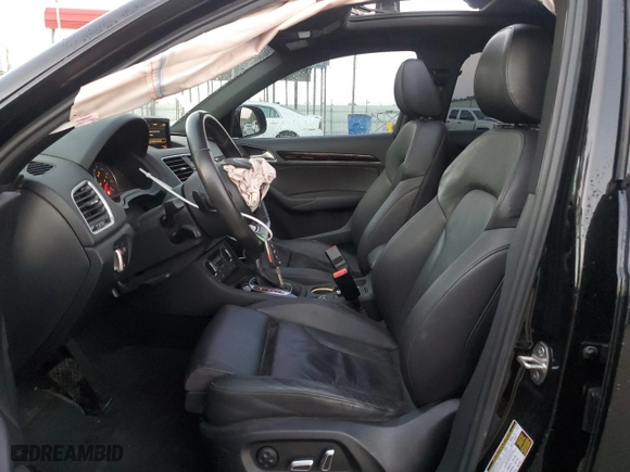 2018 Audi Q3 Premium Plus with VIN WA1HCCFS1JR017854, listed as a Copart auction lot 75926344 with NaN miles and Salvage Title. Bid and sale history available at carsss.com. Image 7.