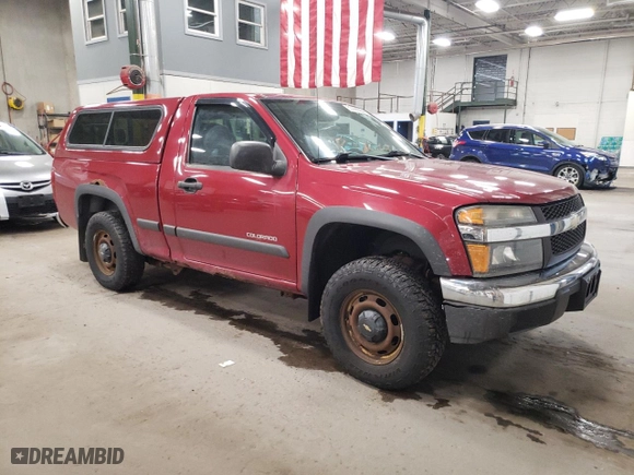 2005 Chevrolet Colorado LT w/1LT with VIN 1GCDT146858249412, listed as a Copart auction lot 83099064 with 132,248 mi miles and Clean Title. Bid and sale history available at carsss.com. Image 4.