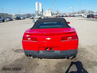 2015 Chevrolet Camaro LT with VIN 2G1FD3D36F9291437, listed as a IAAI auction lot 41492143 with 98,041 mi miles. Bid and sale history available at carsss.com. Image 16.