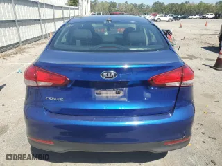2017 Kia Forte LX with VIN 3KPFK4A70HE115109, listed as a Copart auction lot 50567615 with 124,460 mi miles and Salvage Title. Bid and sale history available at carsss.com. Image 6.