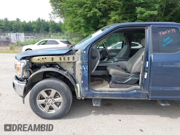 2020 Ford F-150 XL with VIN 1FTEX1EP6LKF30818, listed as a IAAI auction lot 42607039 with 29,587 mi miles and . Bid and sale history available at DreamBid. Image 6.