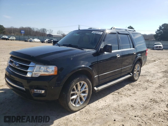 2017 Ford Expedition Limited with VIN 1FMJU1KT2HEA19942, listed as a Copart auction lot 42597875 with 160,181 mi miles and Salvage title. Bid and sale history available at DreamBid. Image 1.